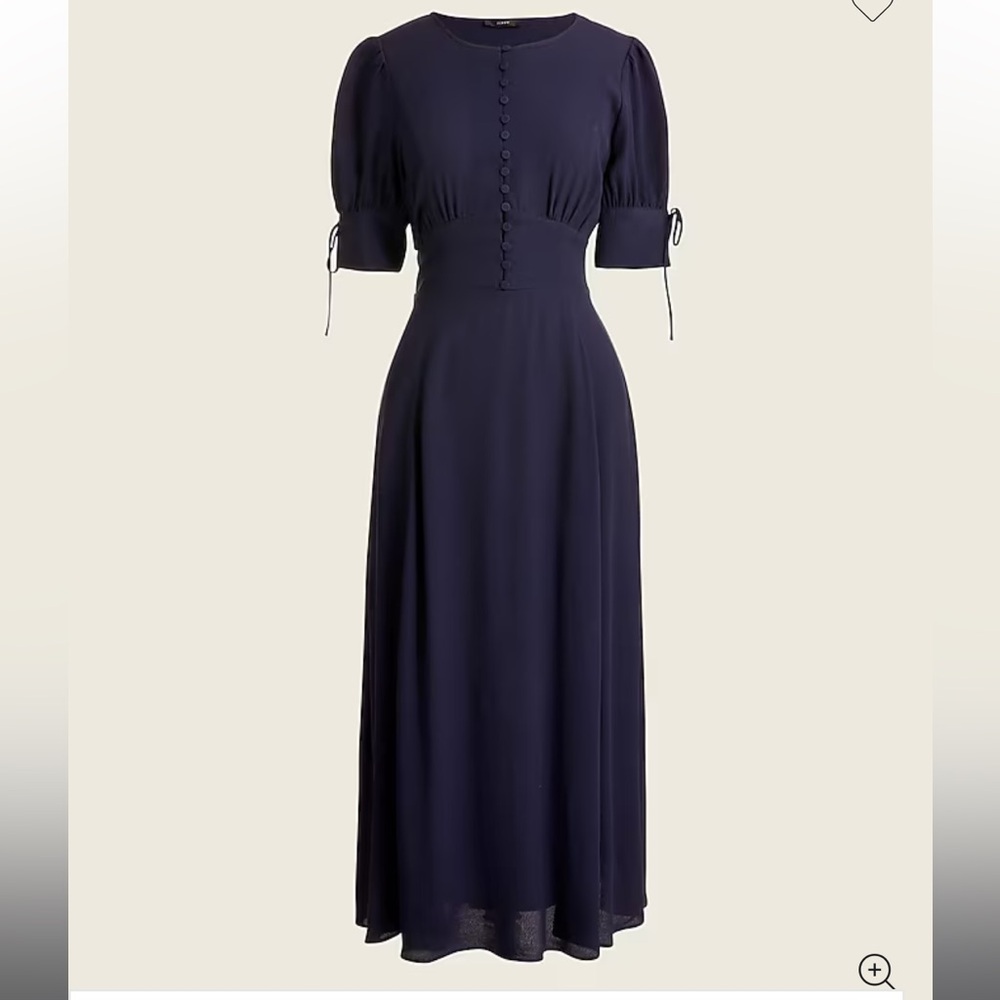 J. Crew Drapey button-up dress